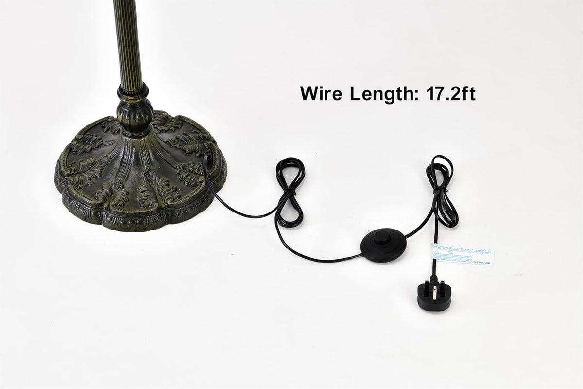 BELOFAY Premium Tiffany Floor Lamp  - Mission Style