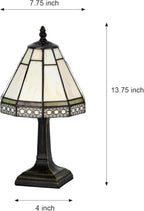 BELOFAY Premium Tiffany Table Lamp - Small Mission Style