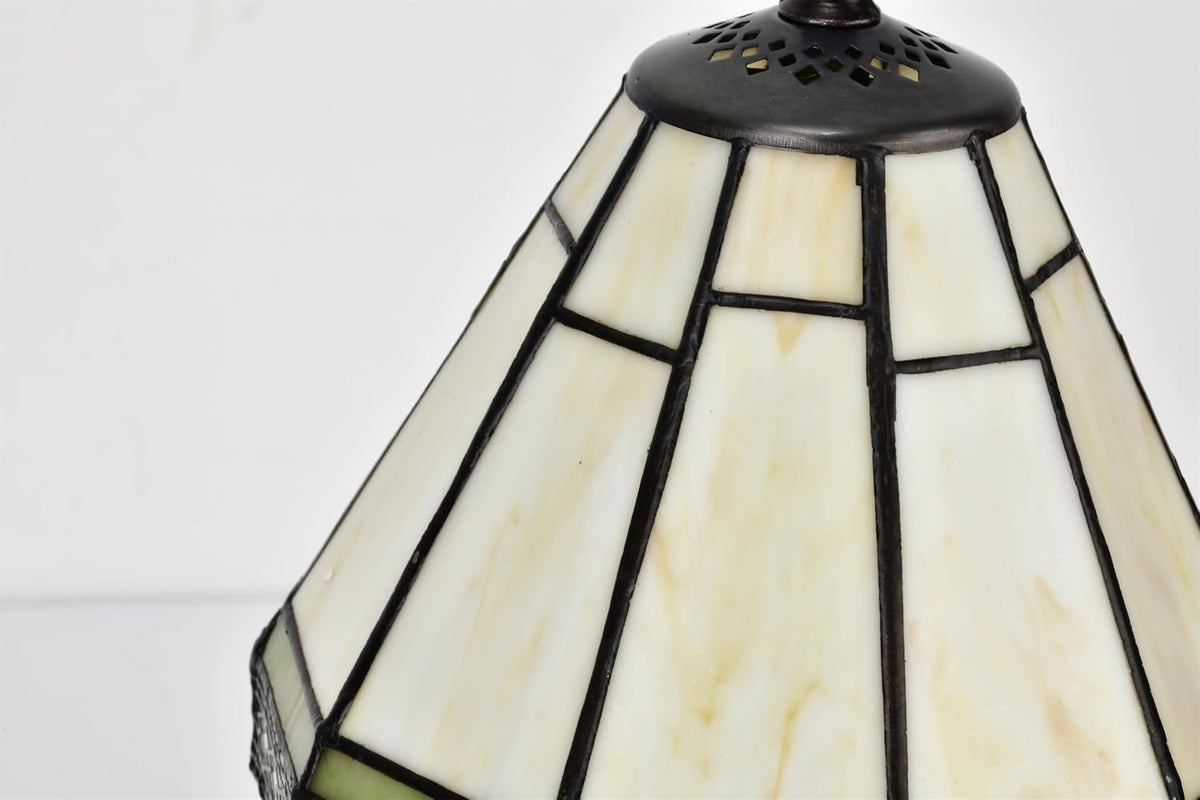 BELOFAY Premium Tiffany Table Lamp - Small Mission Style