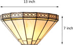 BELOFAY Premium Tiffany Wall Light  - Mission Style