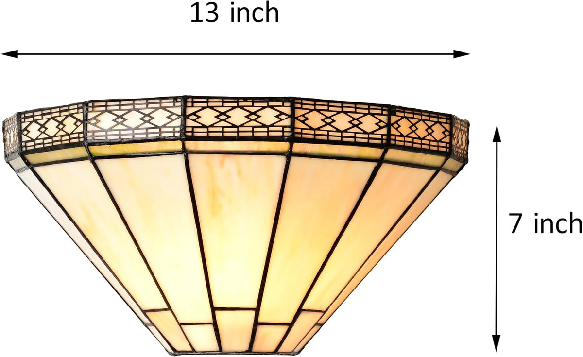 BELOFAY Premium Tiffany Wall Light  - Mission Style