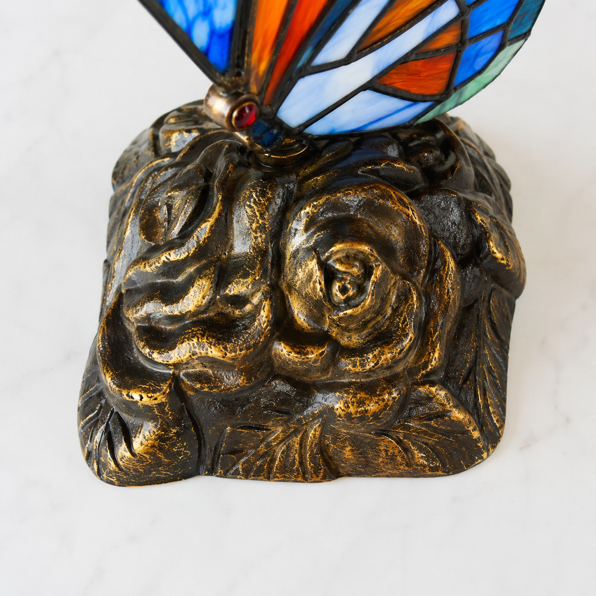 BELOFAY Premium Tiffany Table Lamp - Butterfly Style