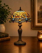 BELOFAY Premium Tiffany Table Lamp - Dragonfly Style