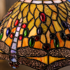 BELOFAY Premium Tiffany Table Lamp - Dragonfly Style
