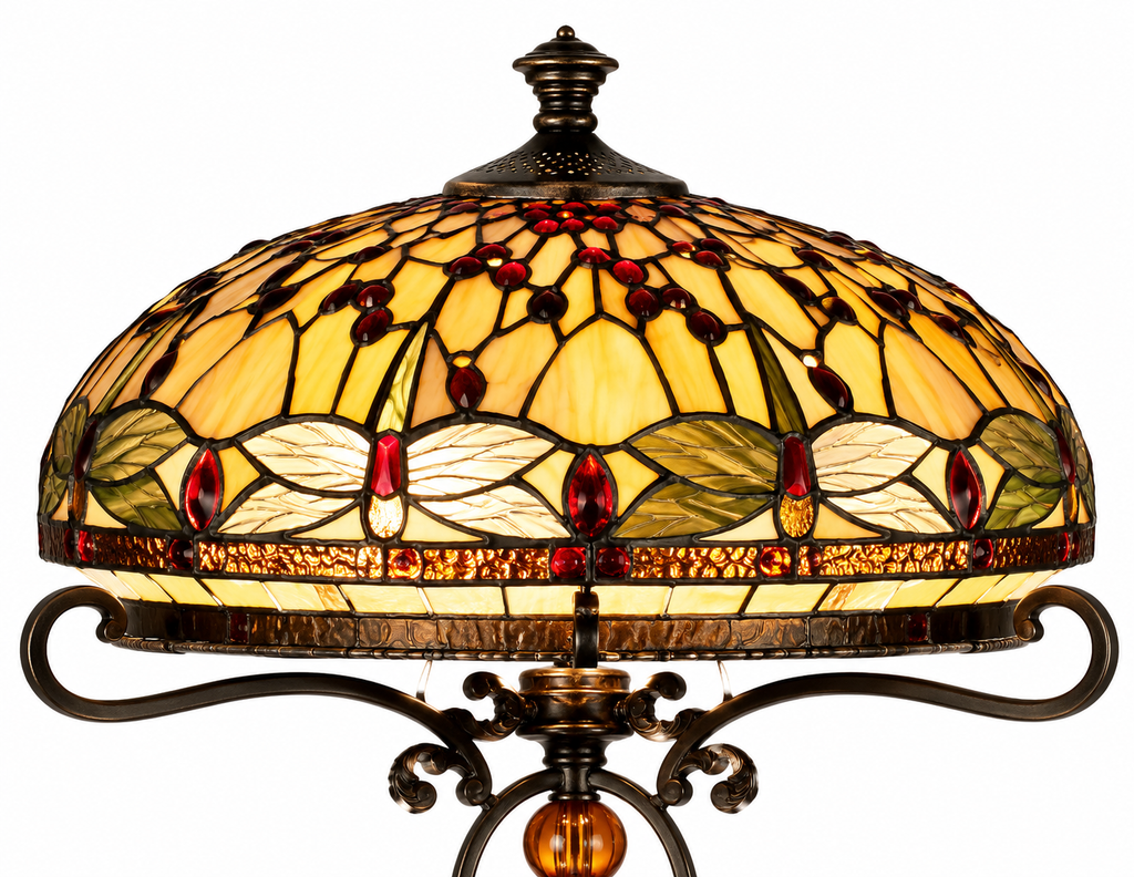 BELOFAY Premium Tiffany Floor Lamp  - Dragonfly Style