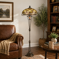 BELOFAY Premium Tiffany Floor Lamp  - Dragonfly Style