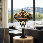 BELOFAY Premium Tiffany Table Lamp - Vintage Style