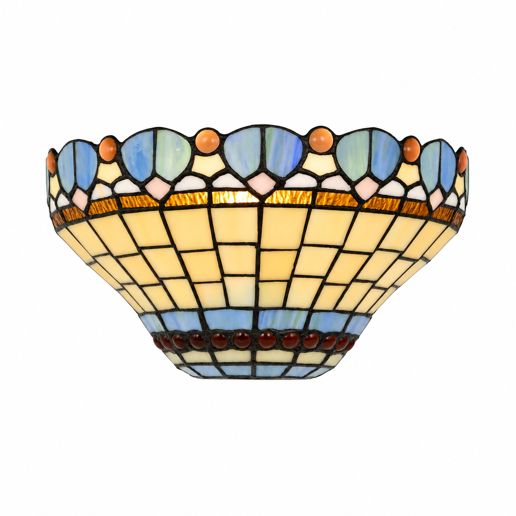 BELOFAY Premium Tiffany Wall Light  - Peacock Style