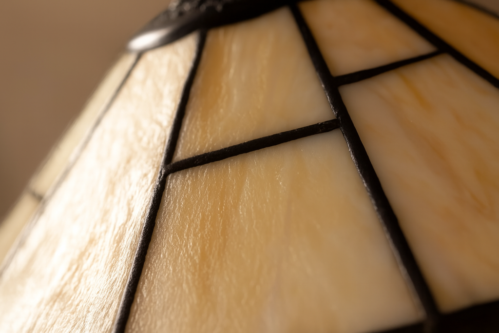 BELOFAY Premium Tiffany Table Lamp - Mission Style