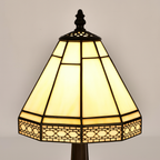 BELOFAY Premium Tiffany Table Lamp - Small Mission Style