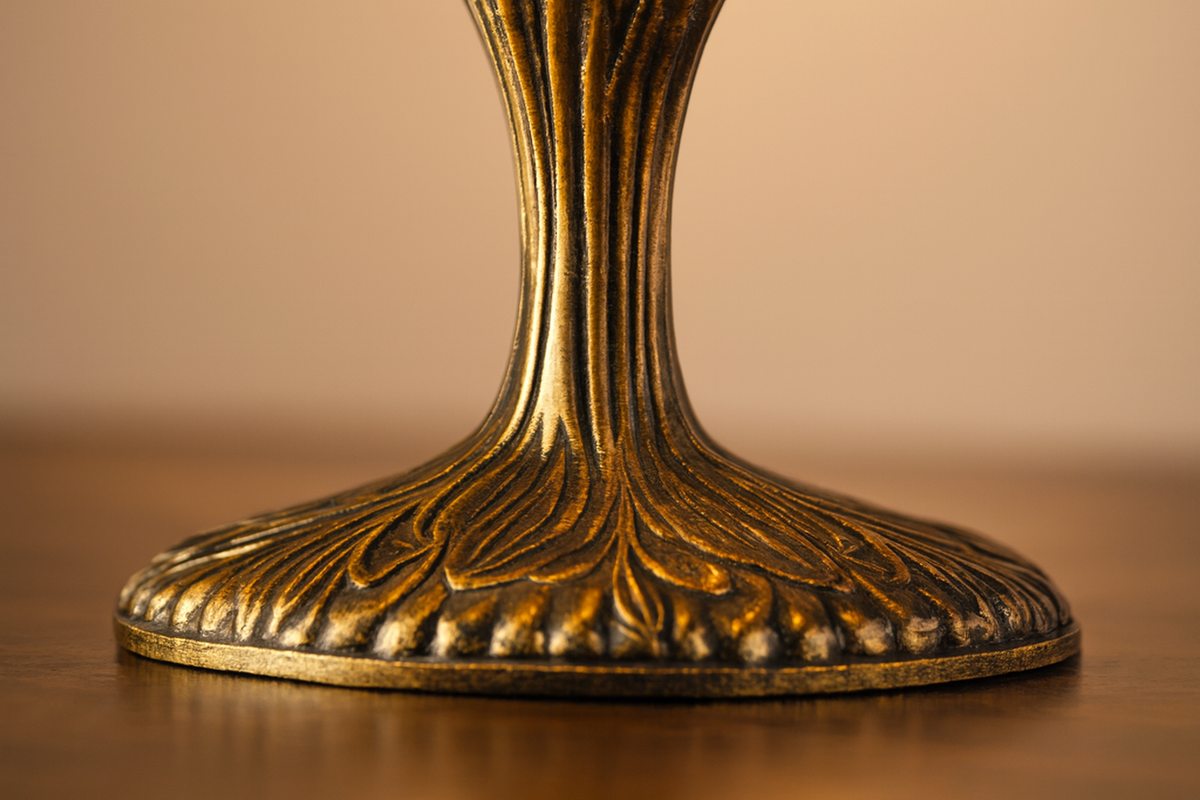 BELOFAY Premium Tiffany Table Lamp - Floral Vintage Style