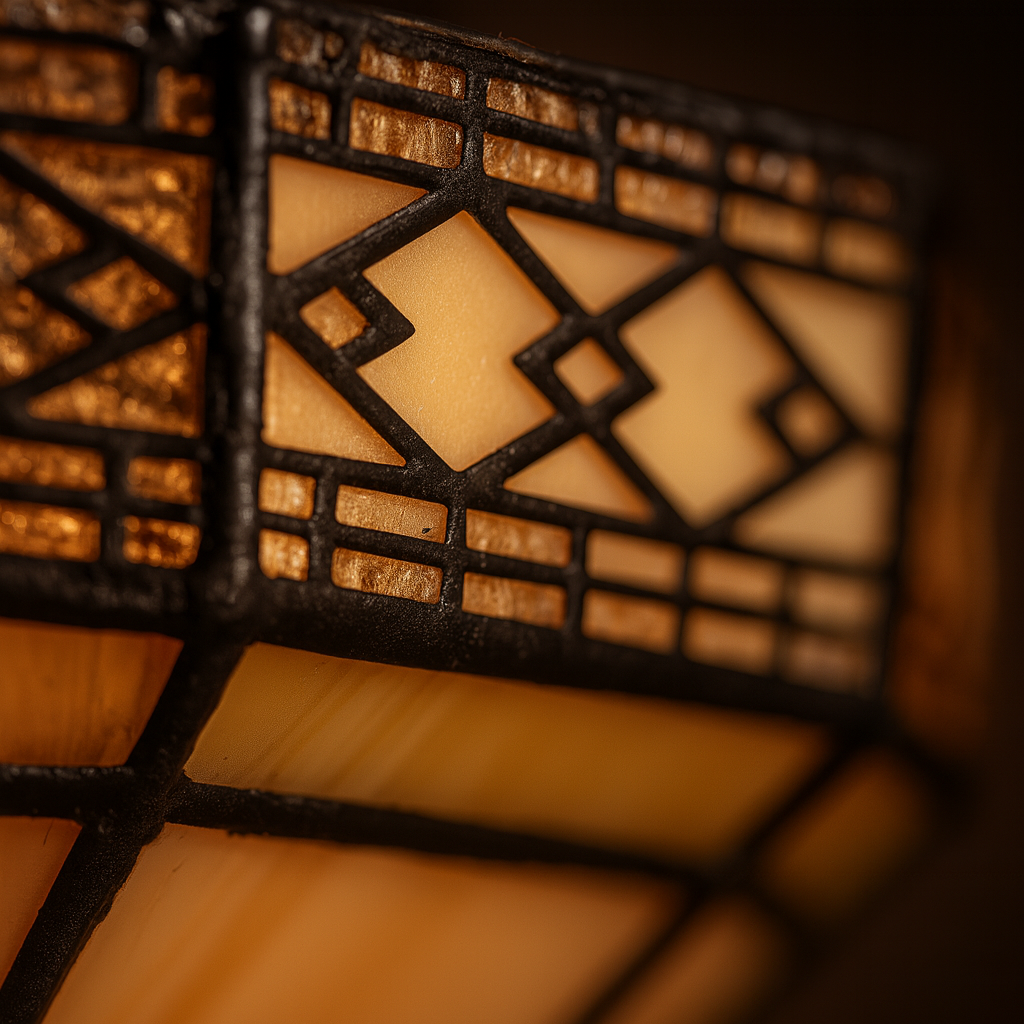 BELOFAY Premium Tiffany Wall Light  - Mission Style