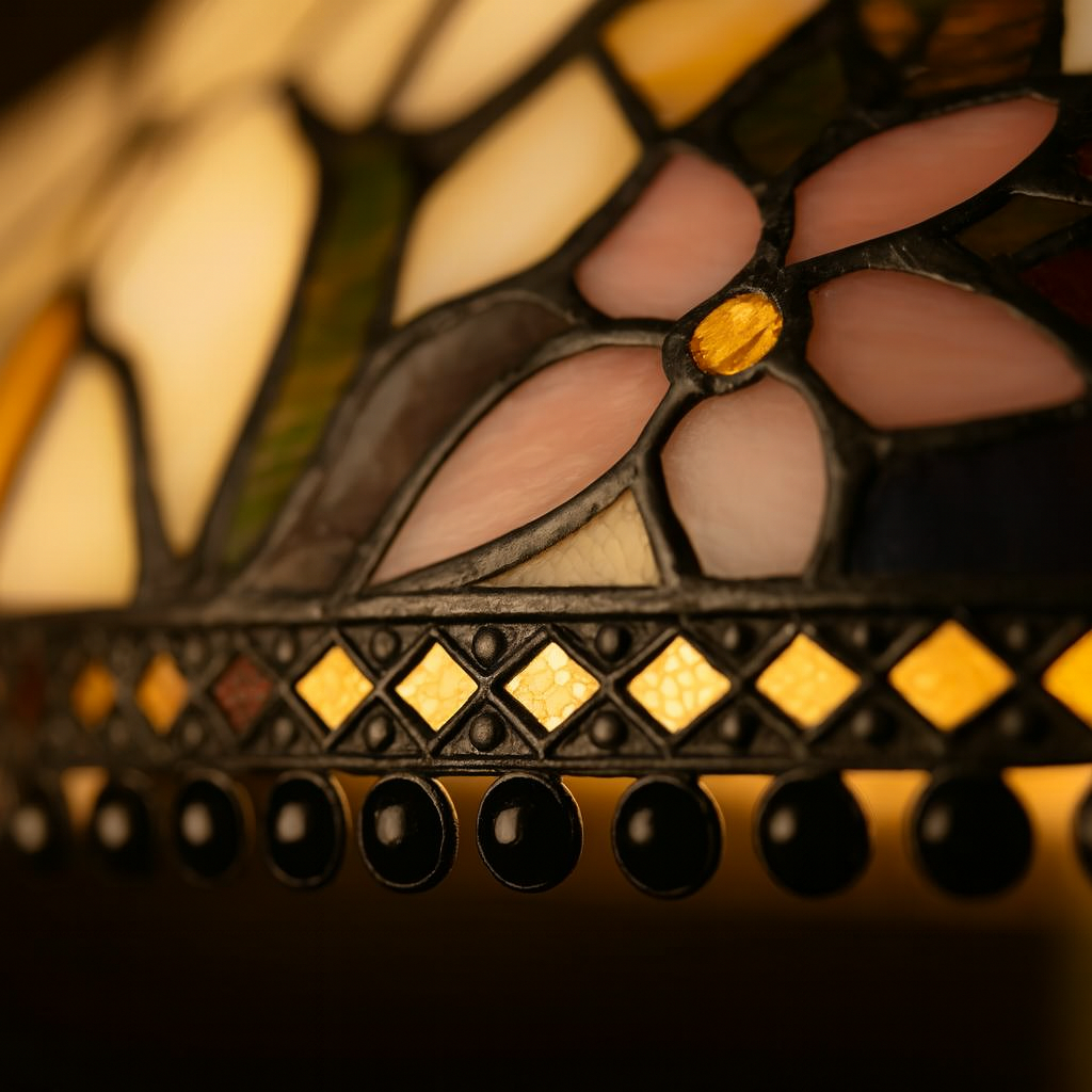 BELOFAY Premium Tiffany Floor Lamp  - Garden Bloom Style