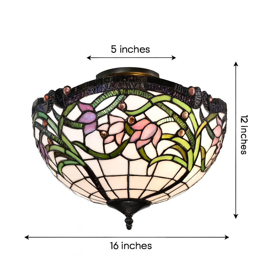 BELOFAY Premium Tiffany Ceiling Light - Wild Vine Style
