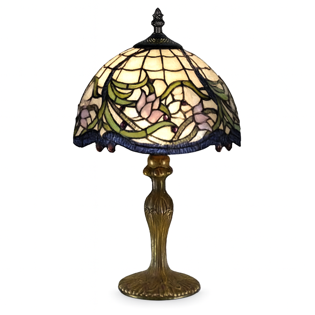 BELOFAY Premium Tiffany Table Lamp - Floral Vintage Style