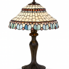 BELOFAY Premium Tiffany Table Lamp - Peakcock Style