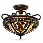 BELOFAY Premium Tiffany Ceiling Light - Art Deco Style