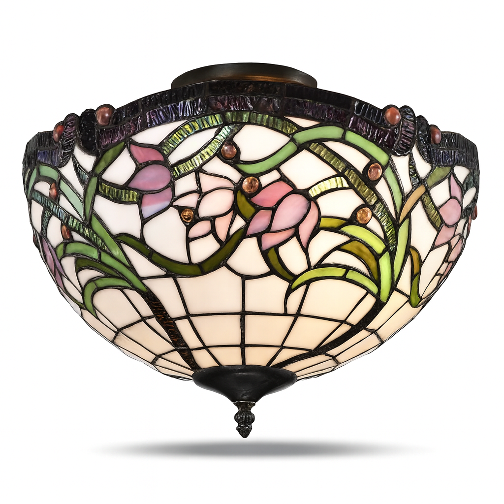 BELOFAY Premium Tiffany Ceiling Light - Wild Vine Style
