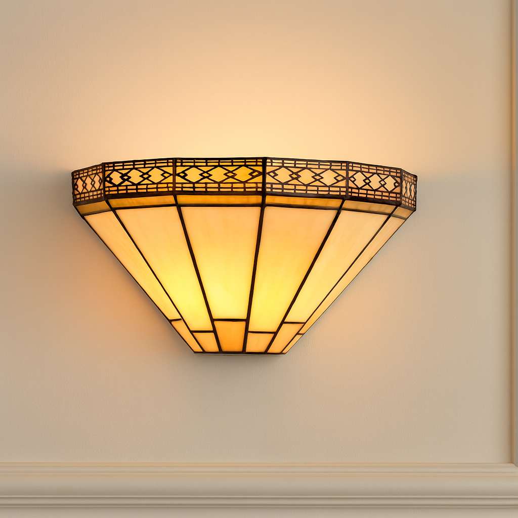 BELOFAY Premium Tiffany Wall Light  - Mission Style