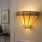 BELOFAY Premium Tiffany Wall Light  - Mission Style