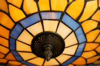 BELOFAY Premium Tiffany Ceiling Light - Blue Dragonfly Style