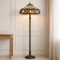 BELOFAY Premium Tiffany Floor Lamp  - Flowers and Herbs Style