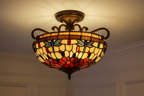 BELOFAY Premium Tiffany Ceiling Light - Dragonfly Style