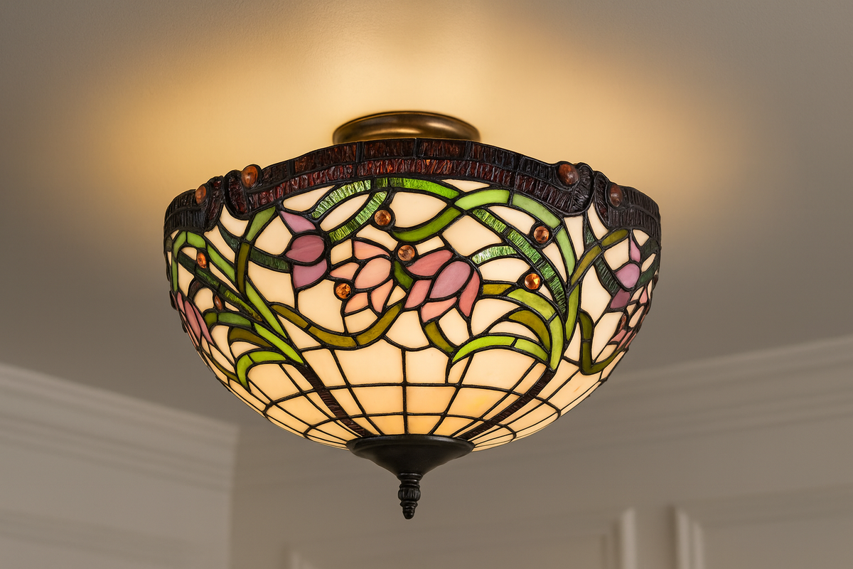 BELOFAY Premium Tiffany Ceiling Light - Wild Vine Style
