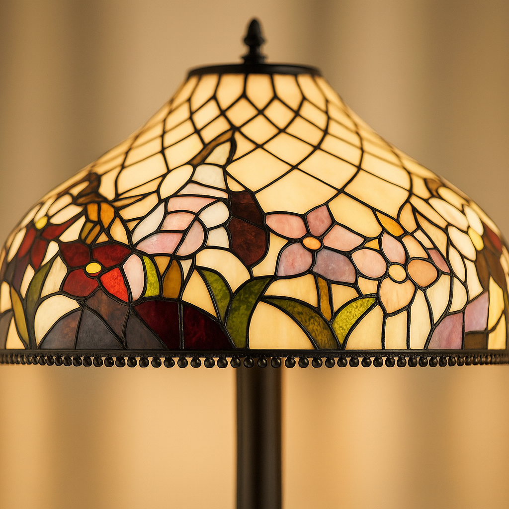 BELOFAY Premium Tiffany Floor Lamp  - Garden Bloom Style